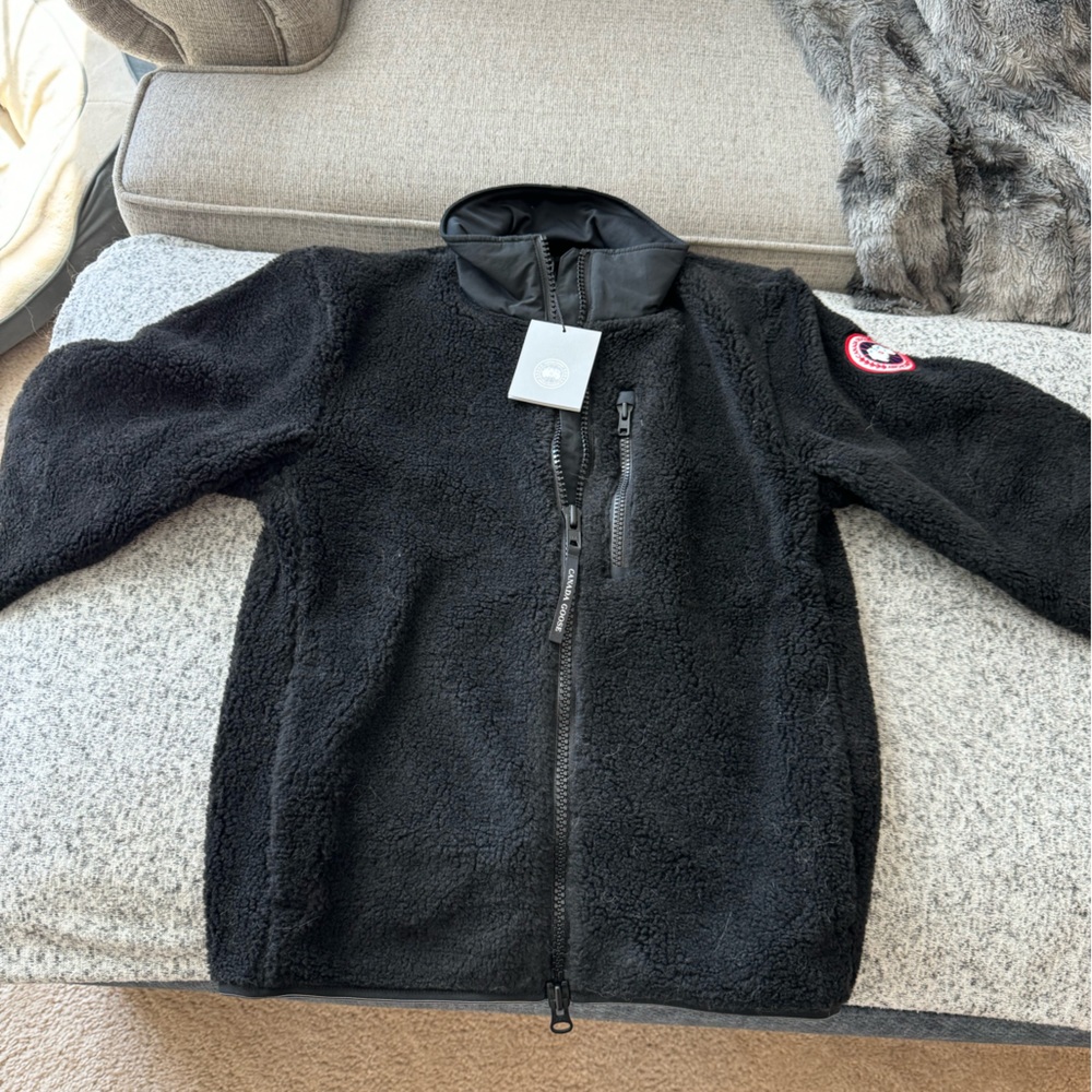 Canada Goose XS fleece black jacket